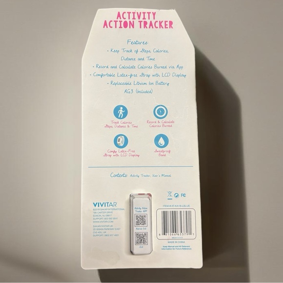 🌺 2/$10 Universal Activity Tracker Light Blue - Picture 2 of 2